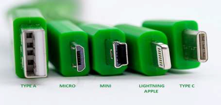 тип А, микро – USB  и тип С