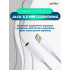 A7027 Jack 3.5 mm розетка - 8 PIN (Lightning) вилка A7027 Jack 3.5 mm розетка - 8 PIN (Lightning) вилка