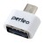 PF-VI-O003 White adapter USB на micro USB c OTG белый (PF_5044)
