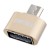 PF-VI-O003 Gold adapter USB на micro USB c OTG золотой (PF_5045)