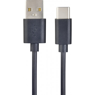 U4707 USB A вилка - Type-C вилка, 2A, черный, длина 2 м., Type-C TWO U4707 USB A вилка - Type-C вилка, 2A, черный, длина 2 м., Type-C TWO