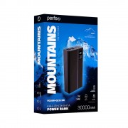 MOUNTAINS 30000 mAh/LED дисплей/PD + QC 3.0/Type-C/4 USB/Выход: 3A, max 22.5W/Black (PF_D0161)