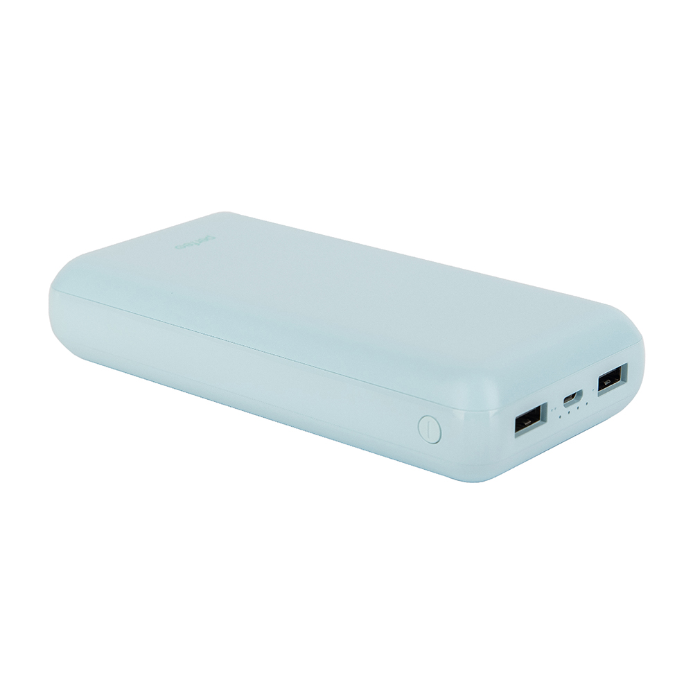 PERFEO Powerbank COLOR VIBE 20000 mah + Micro usb /In Micro usb /Out USB 1  А, 2.1A/ Blue (PF_D0170) купить недорого с доставкой в Москве и всей России!