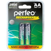 Perfeo AA2500mAh/2BL Аккумулятор Пластик