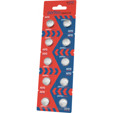Perfeo AG10 LR1130/10BL Alkaline Cell Perfeo AG10 LR1130/10BL Alkaline Cell