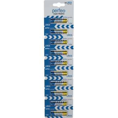 Perfeo LR03/10BL Super Alkaline Отрывной Perfeo LR03/10BL Super Alkaline Отрывной