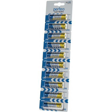Perfeo LR6/10BL Super Alkaline Отрывной Perfeo LR6/10BL Super Alkaline Отрывной