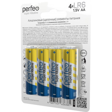 Perfeo LR6/4BL Super Alkaline Perfeo LR6/4BL Super Alkaline