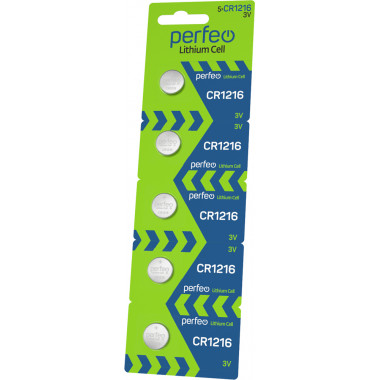 Perfeo CR1216/5BL Lithium Cell Perfeo CR1216/5BL Lithium Cell