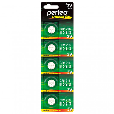 Perfeo CR1216/5BL Lithium Cell Perfeo CR1216/5BL Lithium Cell