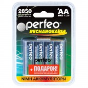 Perfeo AA2850mAh/4BL+ BOX Аккумулятор Пластик