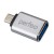 PF-VI-O012 Silver USB на micro USB c OTG, 3.0 (PF_C3002)
