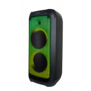 «Power Box 80 Flame II» BT, EQ, USB, microSD, AUX, FM, MIC, GT, TWS, LED, ПДУ, 2 б/п микрофона (PF_D0047)