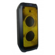 «Power Box 80 Flame II» BT, EQ, USB, microSD, AUX, FM, MIC, GT, TWS, LED, ПДУ, 2 б/п микрофона (PF_D0047)