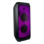 «Power Box 80 Flame II» BT, EQ, USB, microSD, AUX, FM, MIC, GT, TWS, LED, ПДУ, 2 б/п микрофона (PF_D0047)