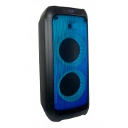«Power Box 80 Flame II» BT, EQ, USB, microSD, AUX, FM, MIC, GT, TWS, LED, ПДУ, 2 б/п микрофона (PF_D0047)