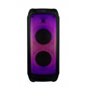 «Power Box 80 Flame II» BT, EQ, USB, microSD, AUX, FM, MIC, GT, TWS, LED, ПДУ, 2 б/п микрофона (PF_D0047)
