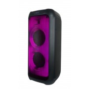 «Power Box 80 Flame II» BT, EQ, USB, microSD, AUX, FM, MIC, GT, TWS, LED, ПДУ, 2 б/п микрофона (PF_D0047)