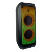 «Power Box 80 Flame II» BT, EQ, USB, microSD, AUX, FM, MIC, GT, TWS, LED, ПДУ, 2 б/п микрофона (PF_D0047)