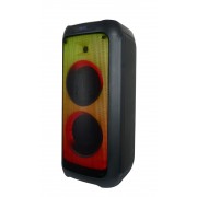 «Power Box 80 Flame II» BT, EQ, USB, microSD, AUX, FM, MIC, GT, TWS, LED, ПДУ, 2 б/п микрофона (PF_D0047)