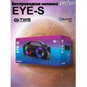 «EYE-S» 16W, MP3 USB, AUX, FM, VA, HF, TWS черная (PF_D0054)