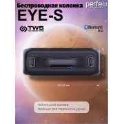 «EYE-S» 16W, MP3 USB, AUX, FM, VA, HF, TWS черная (PF_D0054)