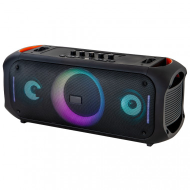 «TERZA» 70W EQ, MP3 USB-microSD, AUX, FM, 2xJACK, LED, TWS черная + ПДУ + бп микрофон «TERZA» 70W EQ, MP3 USB-microSD, AUX, FM, 2xJACK, LED, TWS черная + ПДУ + бп микрофон