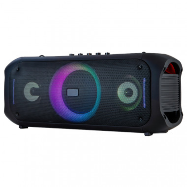 «TERZA» 70W EQ, MP3 USB-microSD, AUX, FM, 2xJACK, LED, TWS черная + ПДУ + бп микрофон «TERZA» 70W EQ, MP3 USB-microSD, AUX, FM, 2xJACK, LED, TWS черная + ПДУ + бп микрофон