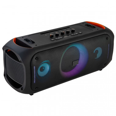«TERZA» 70W EQ, MP3 USB-microSD, AUX, FM, 2xJACK, LED, TWS черная + ПДУ + бп микрофон «TERZA» 70W EQ, MP3 USB-microSD, AUX, FM, 2xJACK, LED, TWS черная + ПДУ + бп микрофон