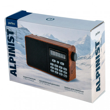 ALPINIST FM+ 70-108МГц/ MP3/ коричневый питание USB или 18650 ALPINIST FM+ 70-108МГц/ MP3/ коричневый питание USB или 18650