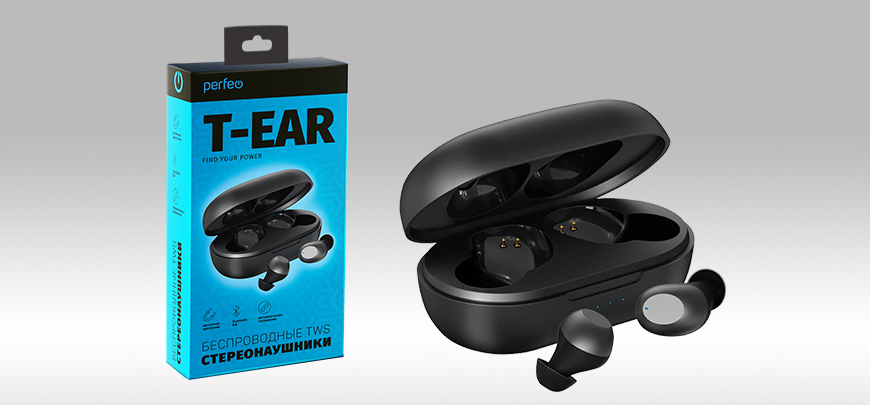 Новые TWS наушники PERFEO T-EAR