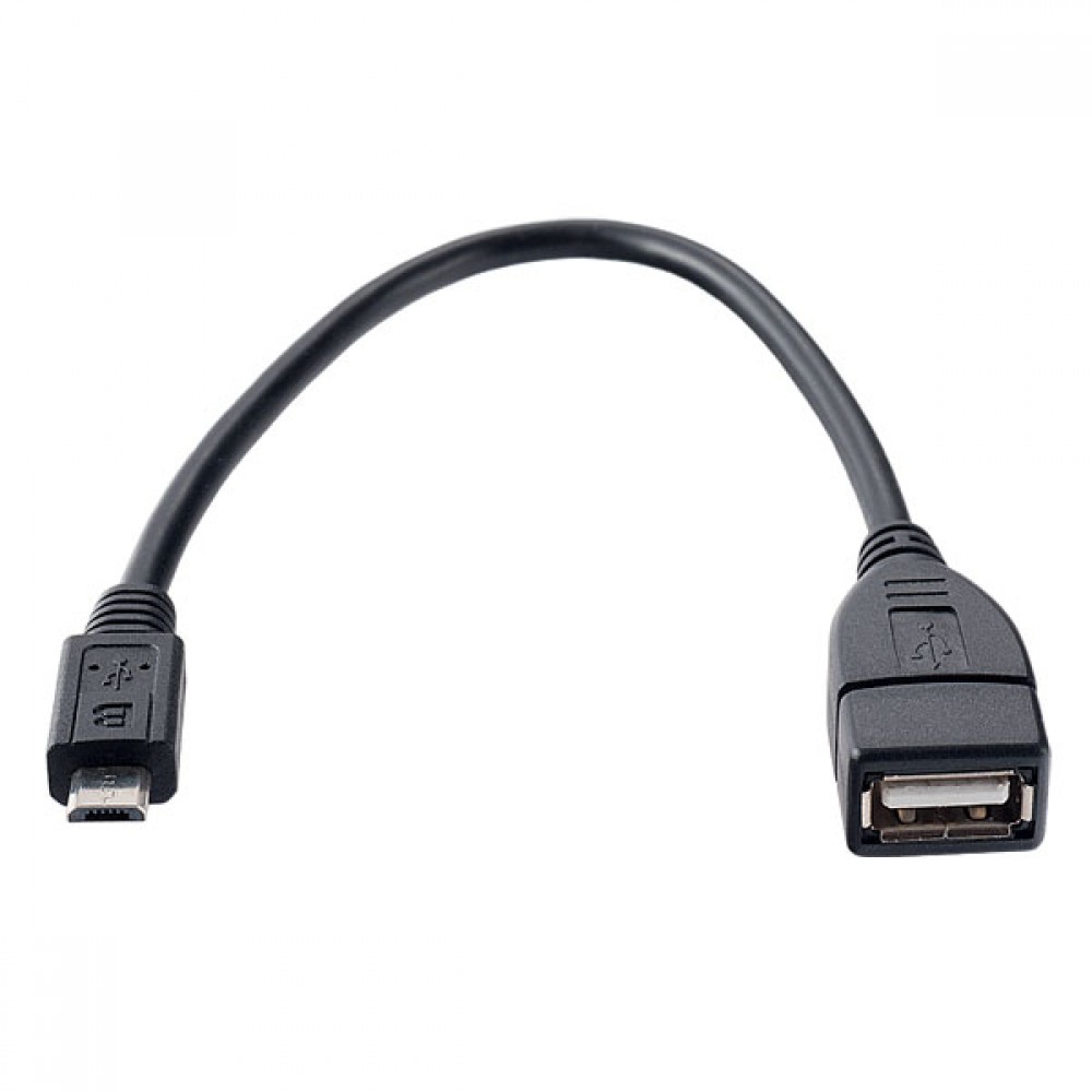 PERFEO, U4202 USB2.0 A розетка - Micro USB вилка (OTG), длина 0,2 м .