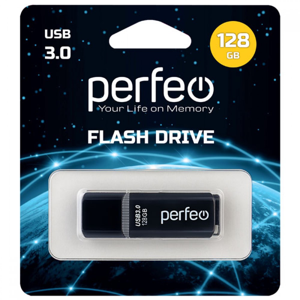 USB 3.0 накопитель Perfeo USB 3.0 128GB C12 Black купить недорого с  доставкой в Москве и всей России!