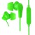 Perfeo наушники внутриканальные c микрофоном «ALPHA» зеленые (PF_A4934)