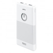 SPLASH 10000 mah + Micro usb /In Micro usb /Out USB 1 А, 2.1A/ White (PF_B4297)