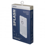 SPLASH 10000 mah + Micro usb /In Micro usb /Out USB 1 А, 2.1A/ White (PF_B4297)