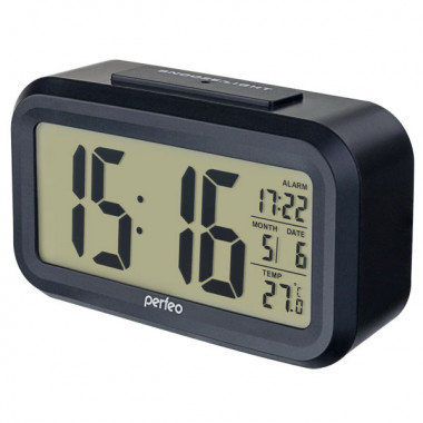 SNUZ, черный, (PF-S2166) время, температура, дата SNUZ, черный, (PF-S2166) время, температура, дата