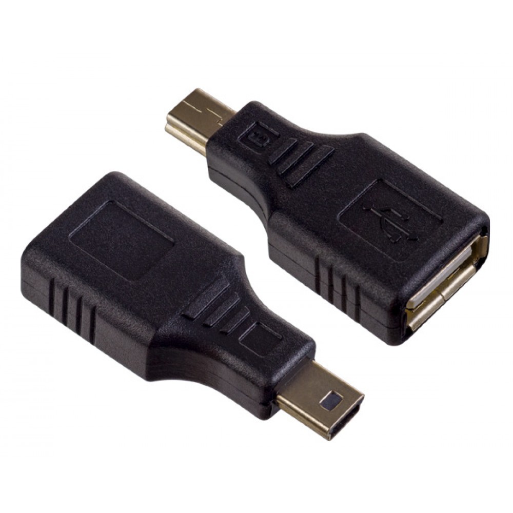  USB2.0 A розетка - Mini USB вилка A7016   с .