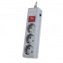 POWER+ 1,8м, 3 розетки, серый PF-PP-3/1,8-G POWER+ 1,8м, 3 розетки, серый PF-PP-3/1,8-G