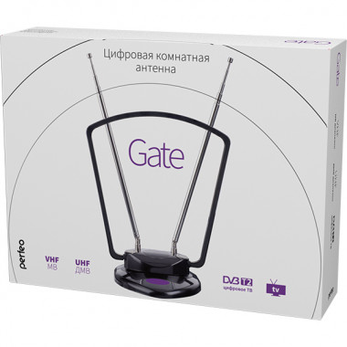 Антенна активная комнатная цифровая DVB-T2 «GATE» Антенна активная комнатная цифровая DVB-T2 «GATE»