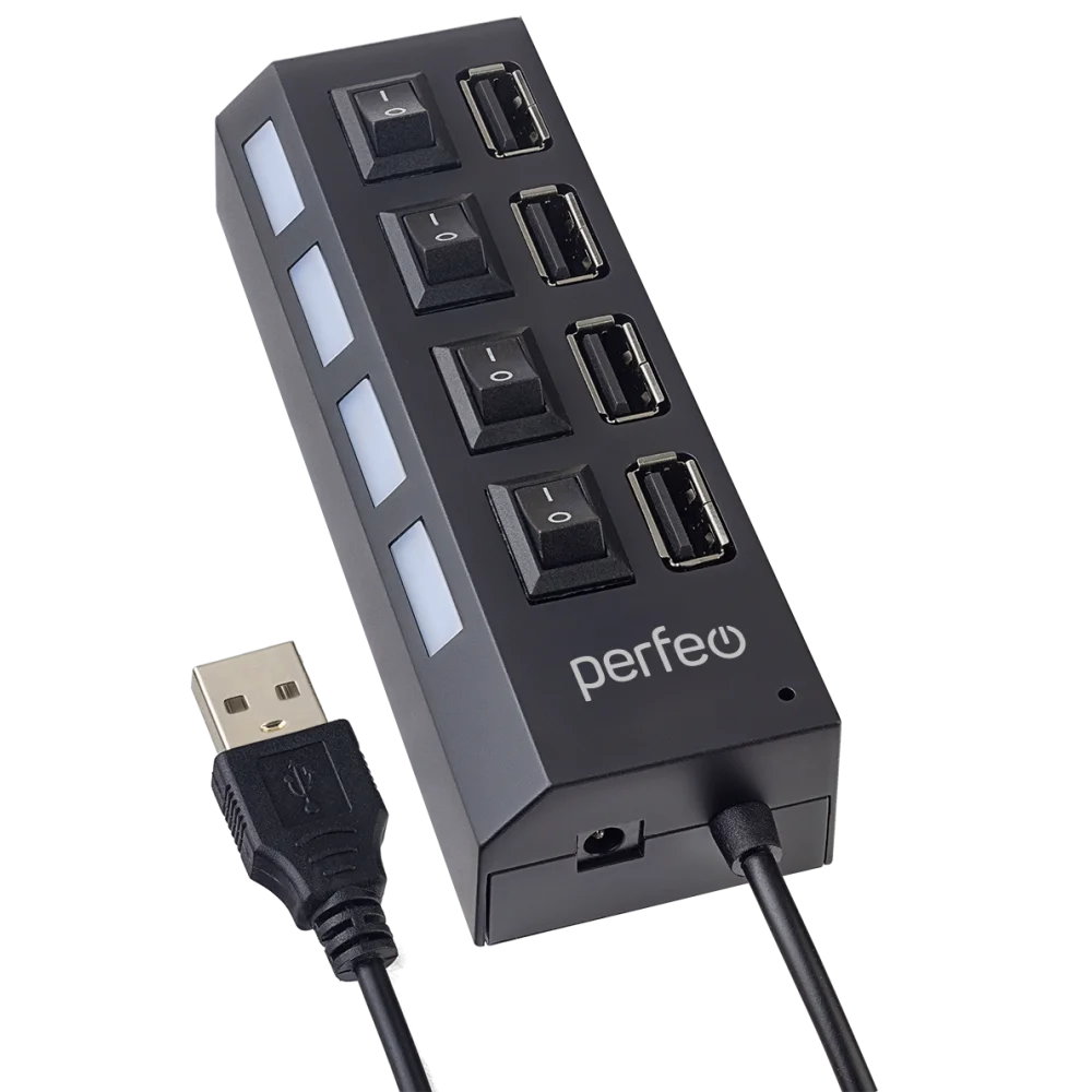 USB-HUB4Portчёрный